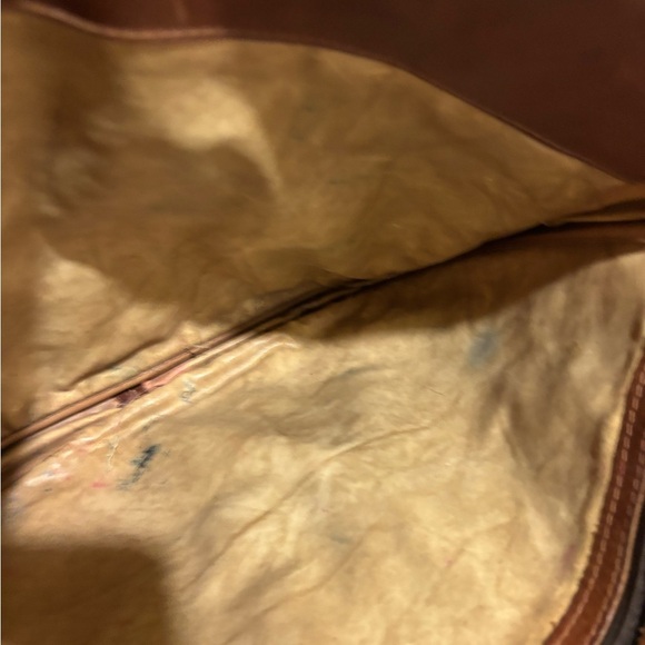 Marinelli Brown distressed Leather Crossbody Bag - Picture 9 of 12